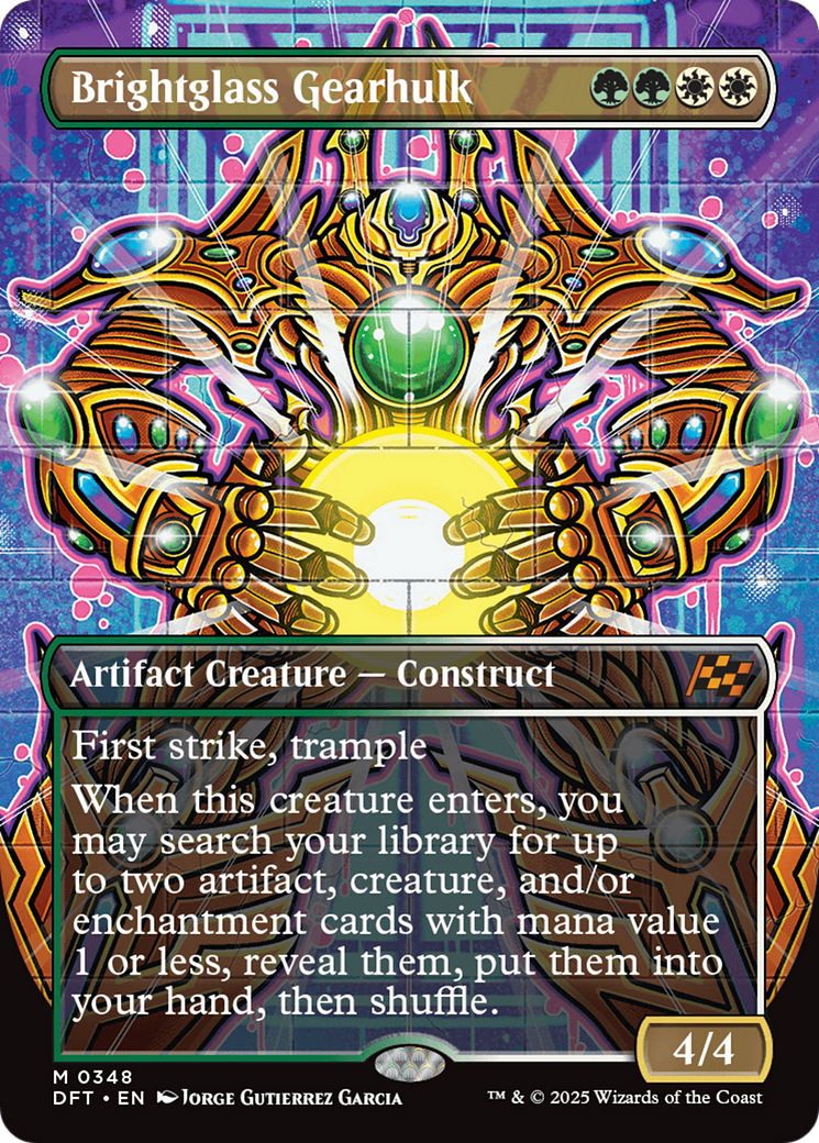 Brightglass Gearhulk - Mythic Artifact Creature — Construct card from Aetherdrift