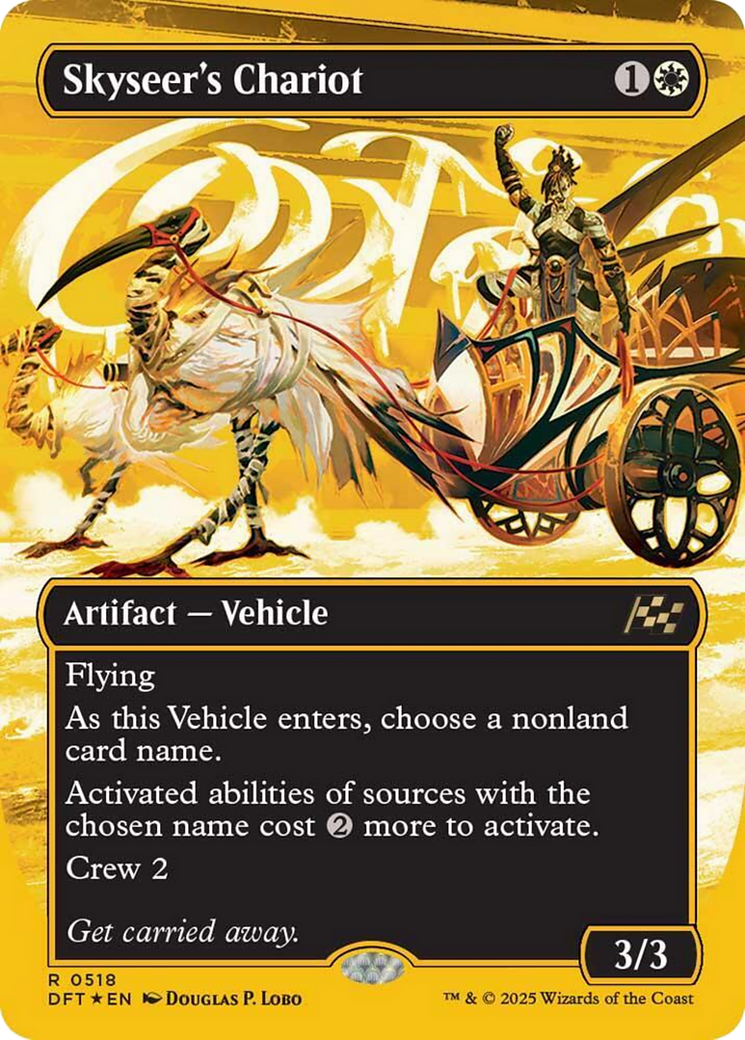 Skyseer's Chariot - Rare Artifact — Vehicle card from Aetherdrift