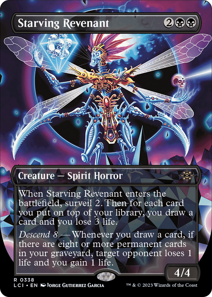 Starving Revenant - Rare Creature — Spirit Horror card from The Lost Caverns of Ixalan