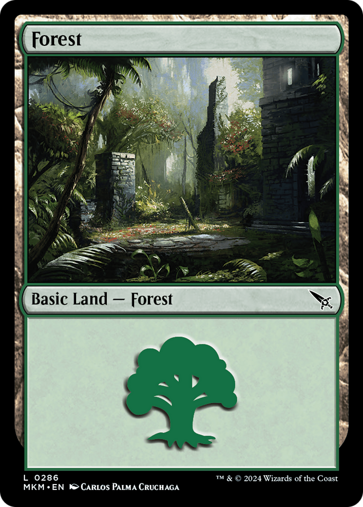 Forest - Basic Land — Forest used in Selesnya main decks