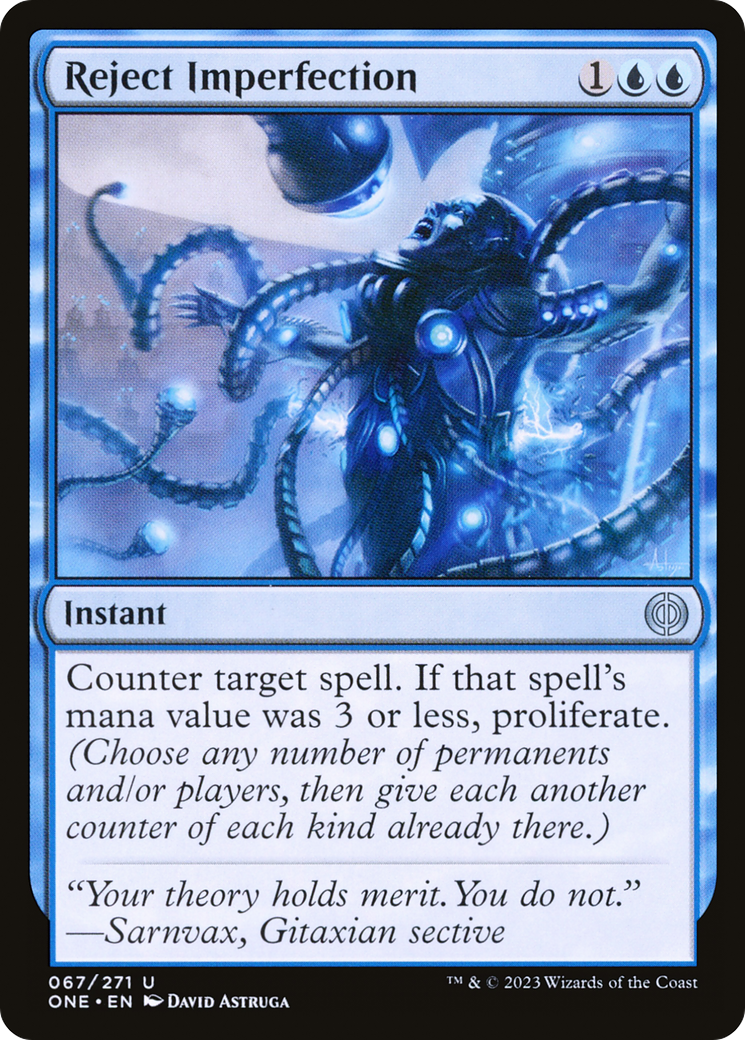 Reject Imperfection - Uncommon Instant card from Phyrexia: All Will Be One