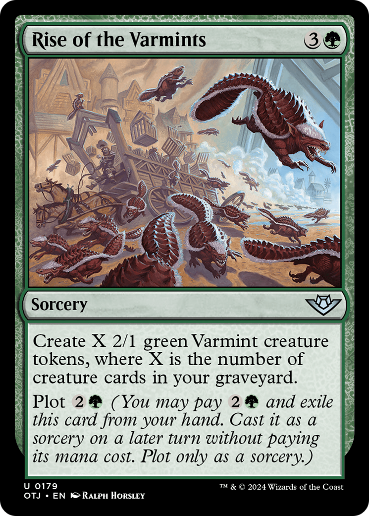 Rise of the Varmints - Uncommon Sorcery card from Outlaws of Thunder Junction