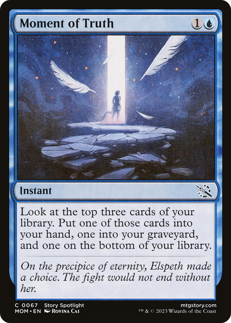 Moment of Truth - Common Instant card from March of the Machine
