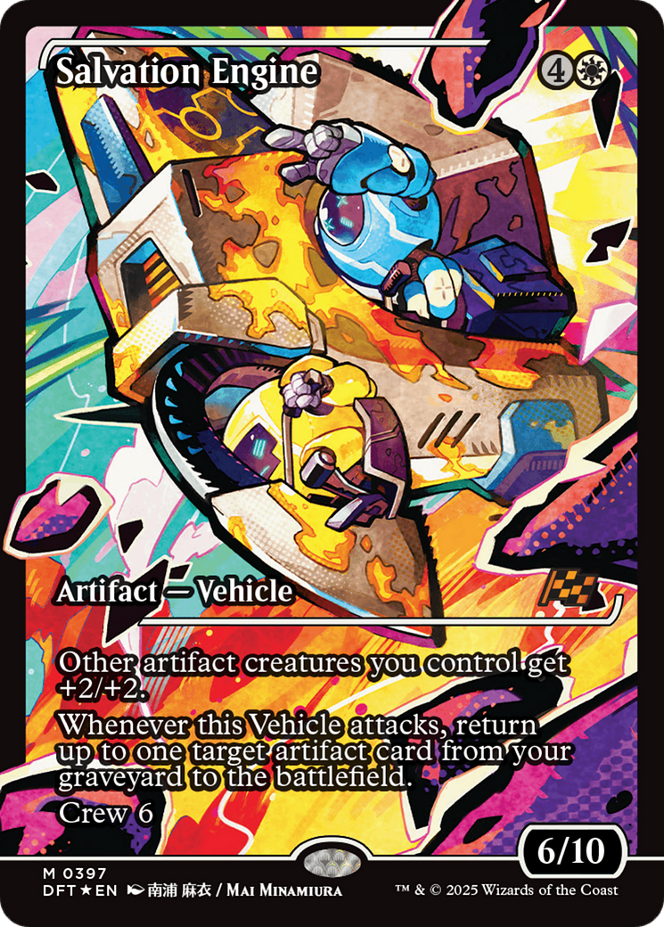 Salvation Engine - Mythic Artifact — Vehicle card from Aetherdrift
