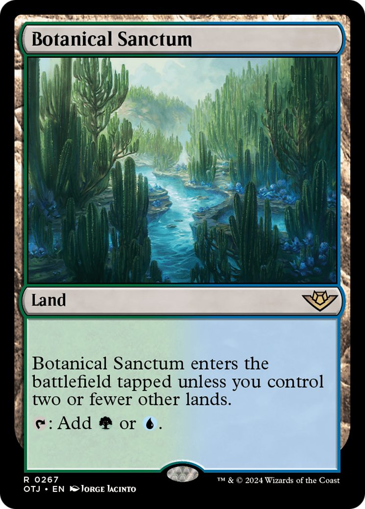 Botanical Sanctum - Land used in Simic main decks