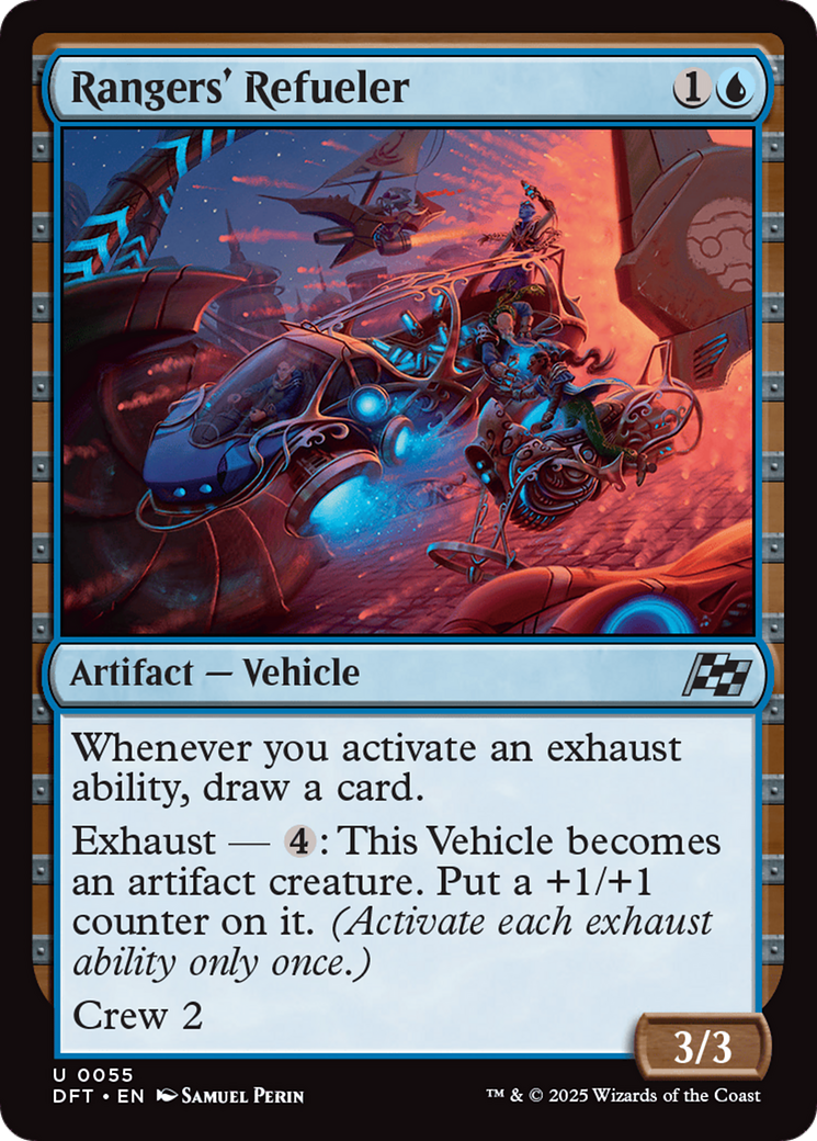 Rangers' Refueler - Uncommon Artifact — Vehicle card from Aetherdrift