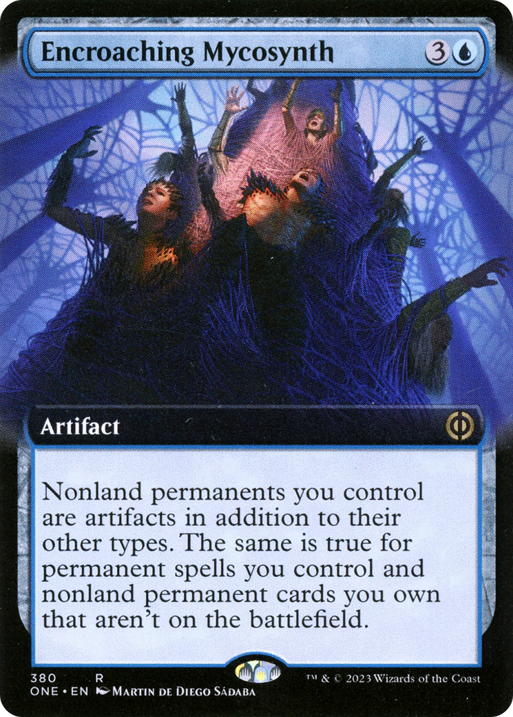 Encroaching Mycosynth - Rare Artifact card from Phyrexia: All Will Be One