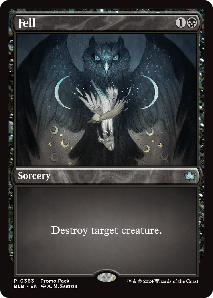 Fell - Uncommon Sorcery card from Bloomburrow