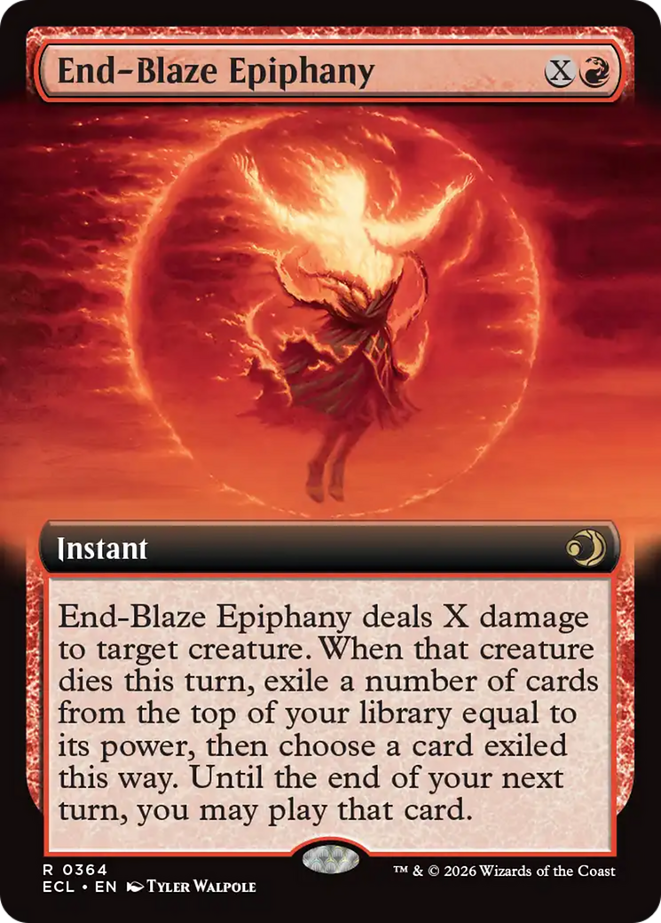 End-Blaze Epiphany - Rare Instant card from Lorwyn Eclipsed