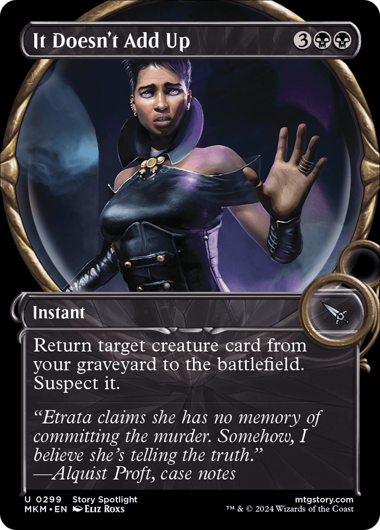 It Doesn't Add Up - Uncommon Instant card from Murders at Karlov Manor