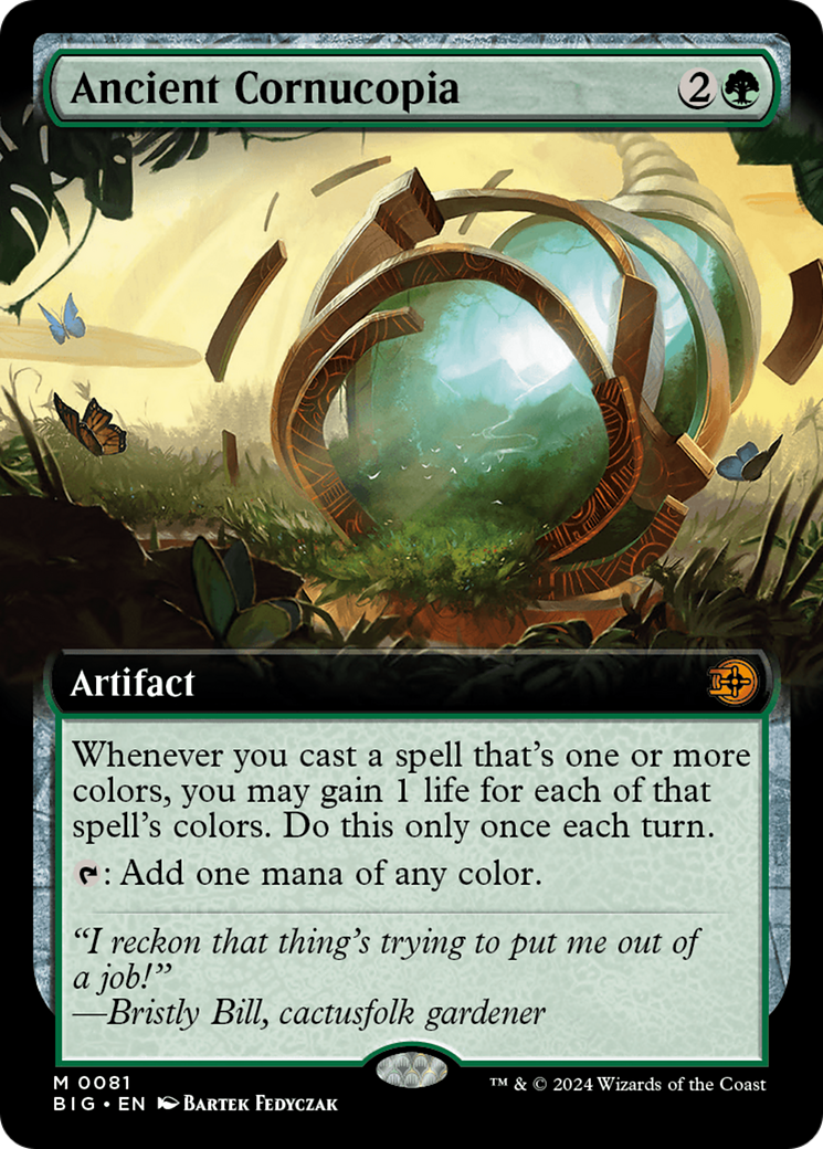 Ancient Cornucopia - Mythic Artifact card from The Big Score