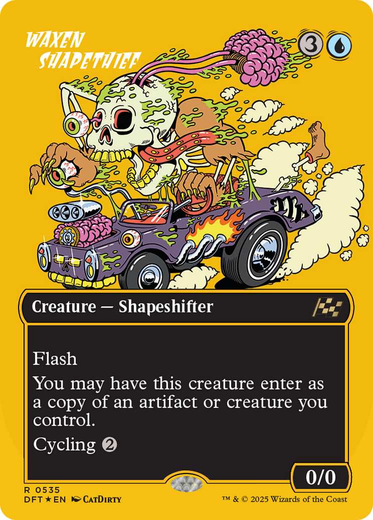 Waxen Shapethief - Rare Creature — Shapeshifter card from Aetherdrift