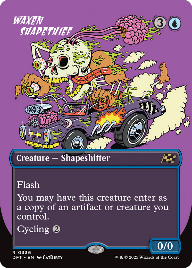 Waxen Shapethief - Rare Creature — Shapeshifter card from Aetherdrift