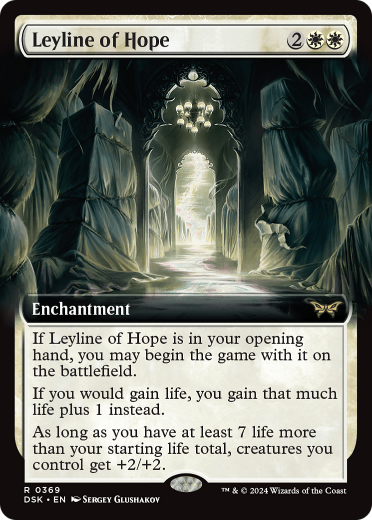 Leyline of Hope - Rare Enchantment card from Duskmourn: House of Horror