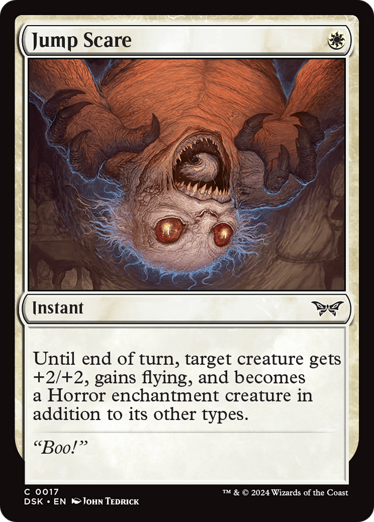 Jump Scare - Common Instant card from Duskmourn: House of Horror