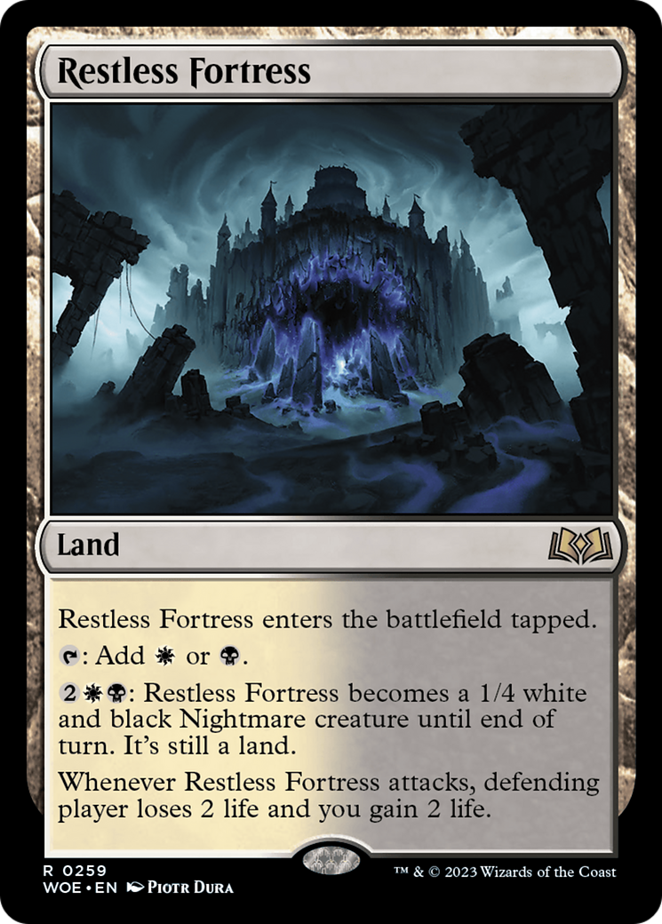 Restless Fortress - Land used in Orzhov main decks