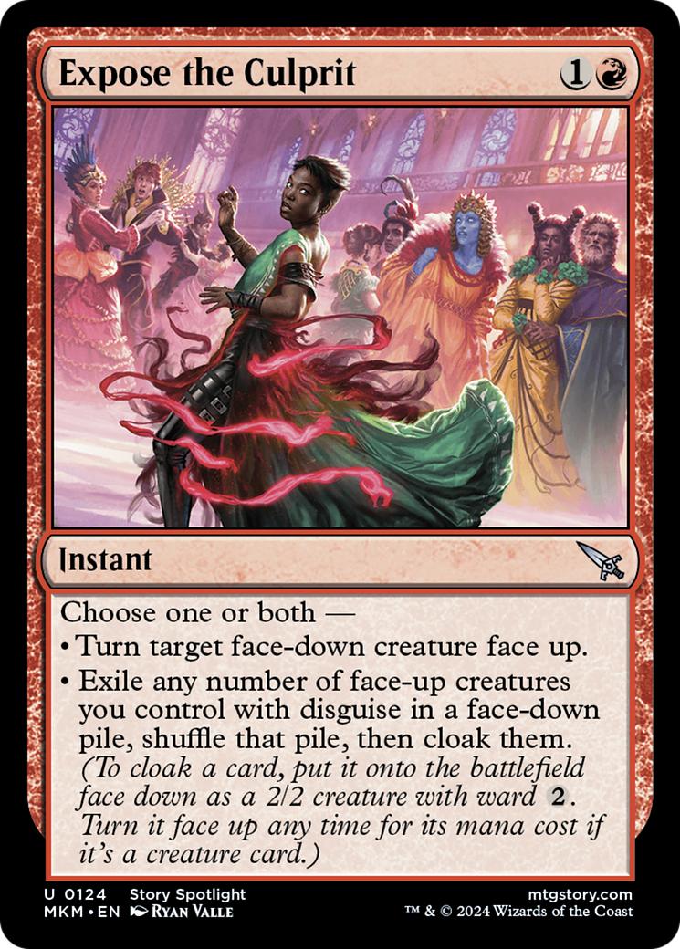 Expose the Culprit - Uncommon Instant card from Murders at Karlov Manor