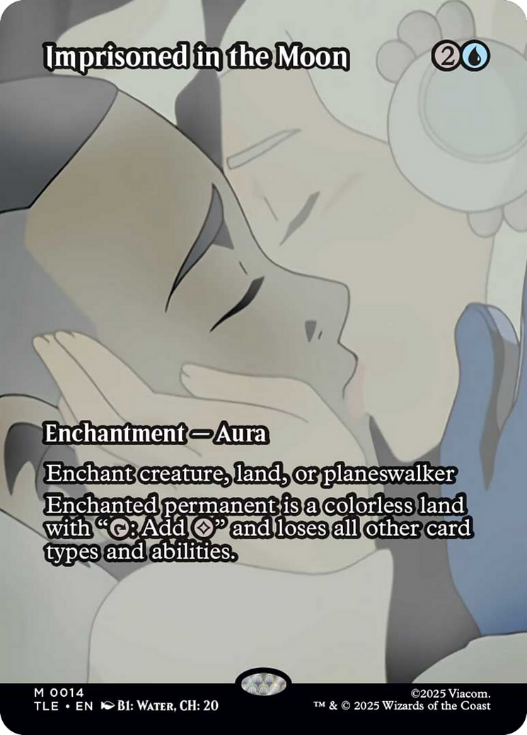 Imprisoned in the Moon - Mythic Enchantment — Aura card from Avatar: The Last Airbender Eternal