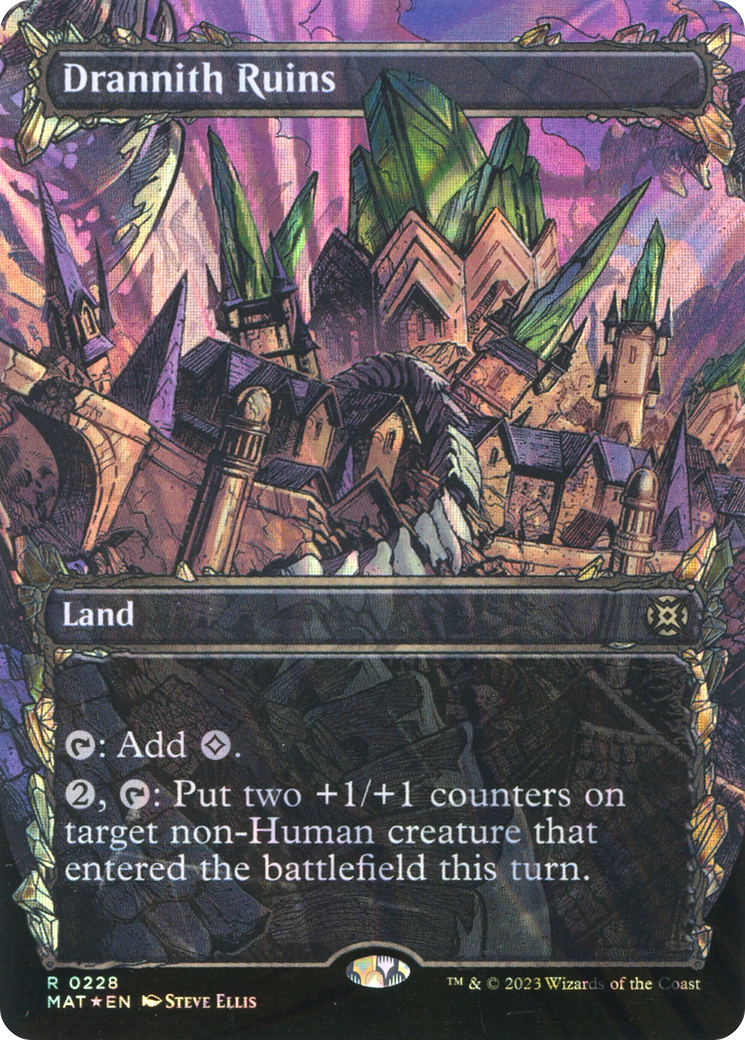Drannith Ruins - Rare Land card from March of the Machine: The Aftermath