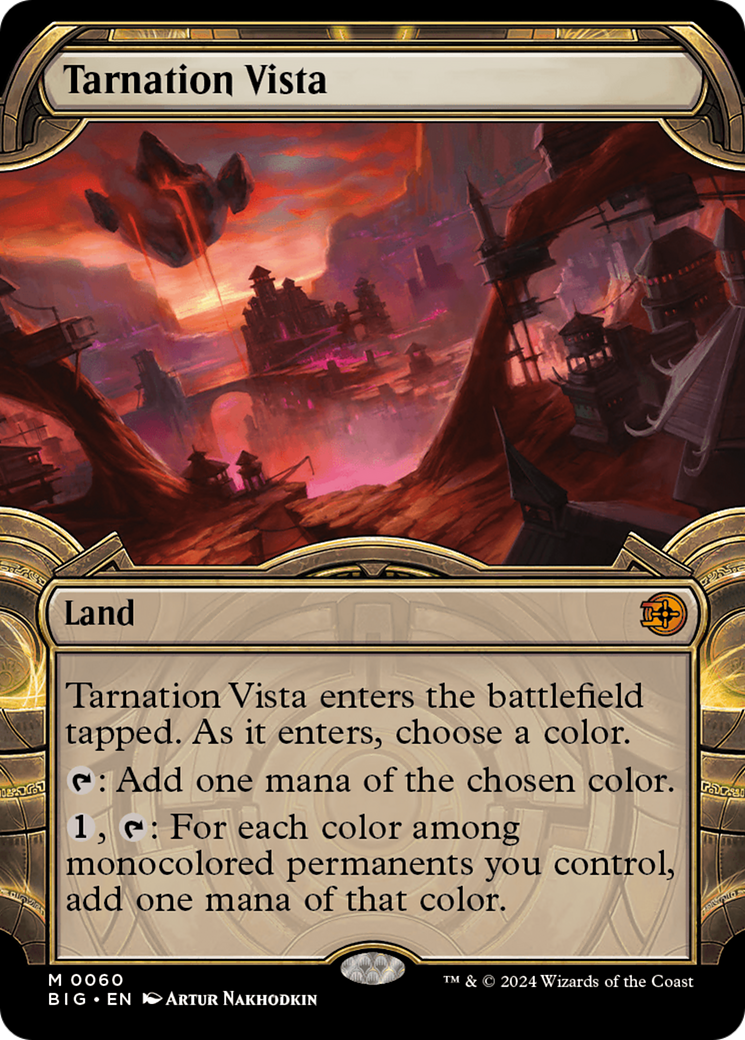 Tarnation Vista - Mythic Land card from The Big Score