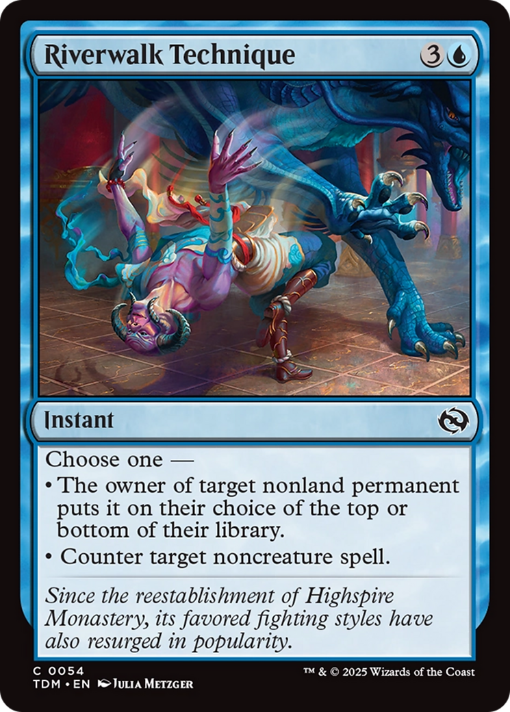 Riverwalk Technique - Common Instant card from Tarkir: Dragonstorm