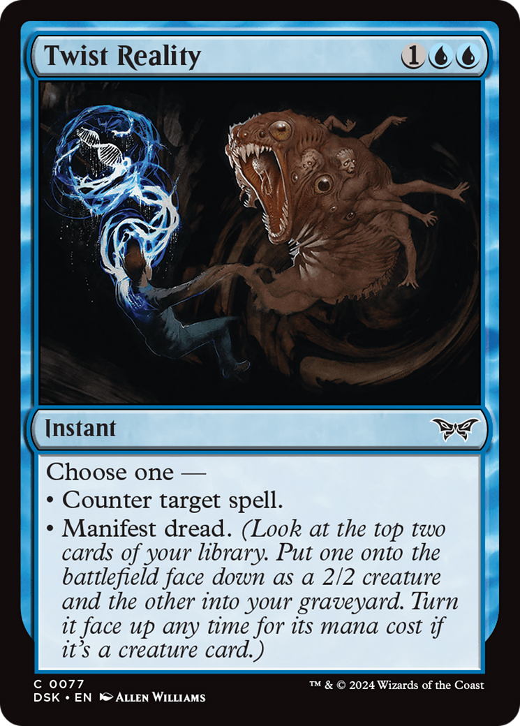 Twist Reality - Common Instant card from Duskmourn: House of Horror