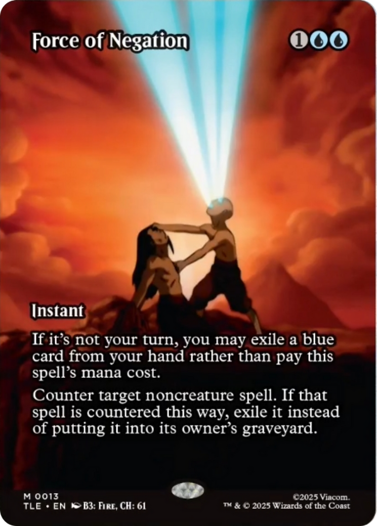 Force of Negation - Mythic Instant card from Avatar: The Last Airbender Eternal