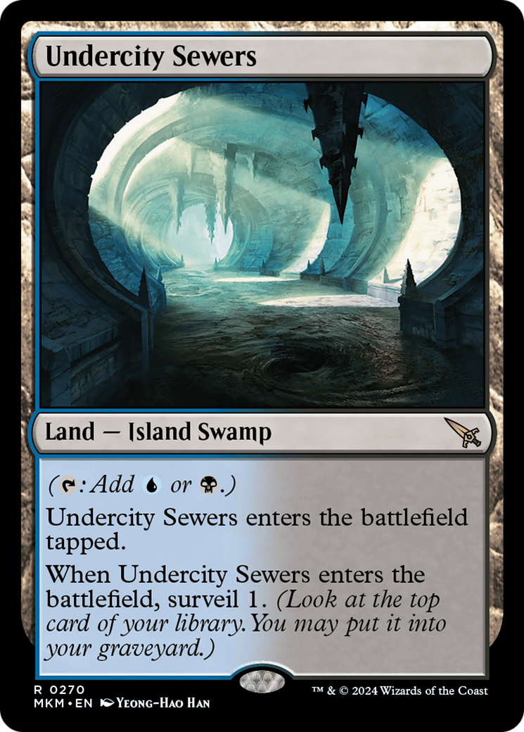 Undercity Sewers - Land — Island Swamp used in Sultai main decks