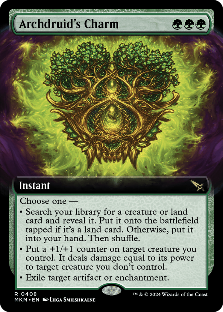 Archdruid's Charm - Rare Instant card from Murders at Karlov Manor