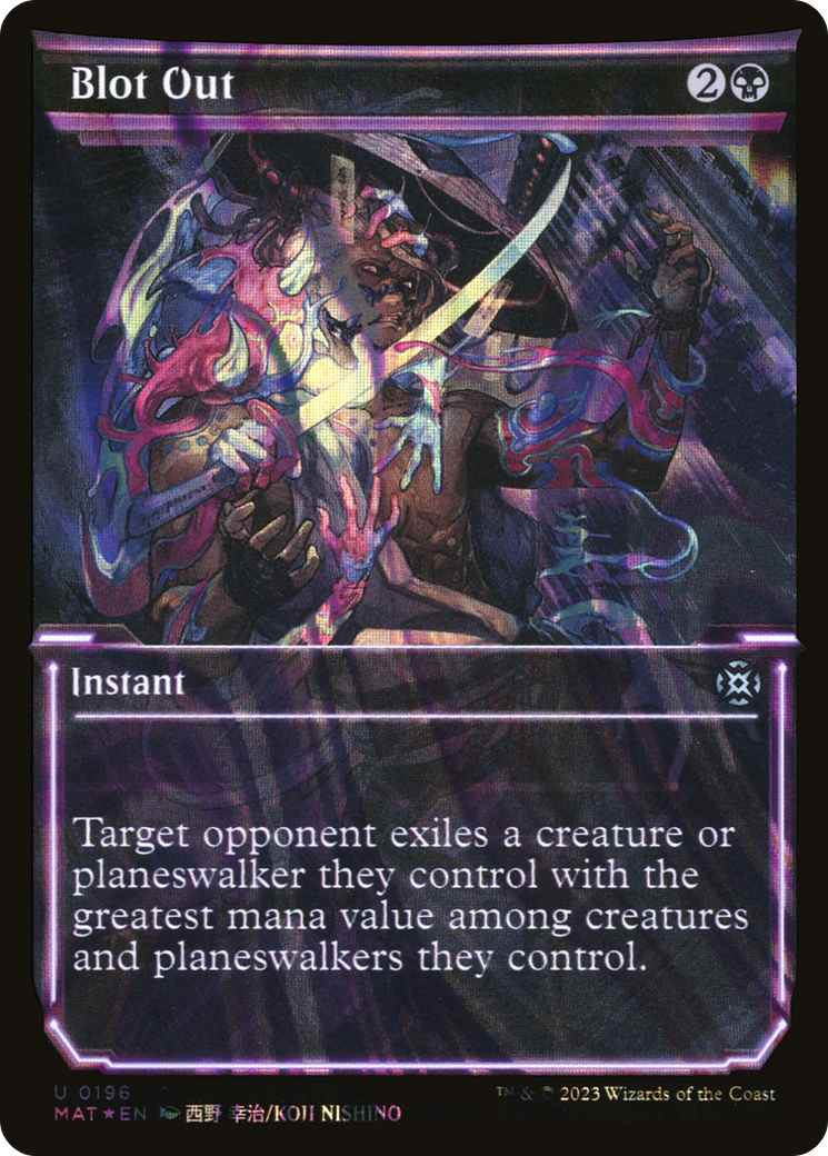 Blot Out - Uncommon Instant card from March of the Machine: The Aftermath