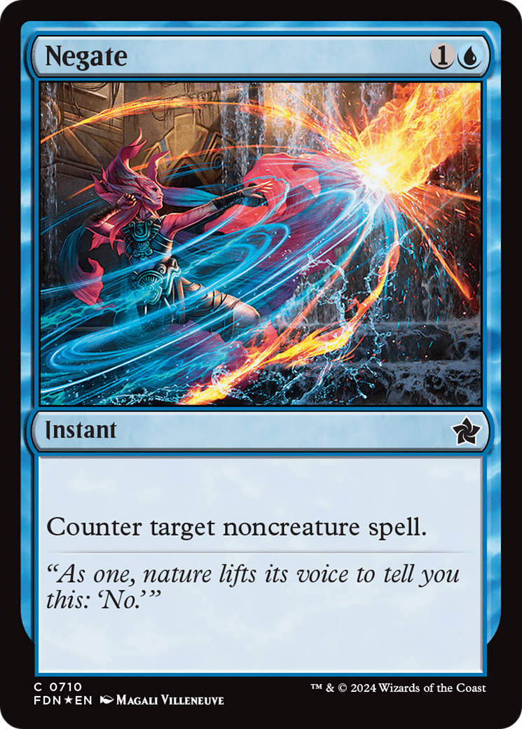 Negate - Common Instant card from Foundations