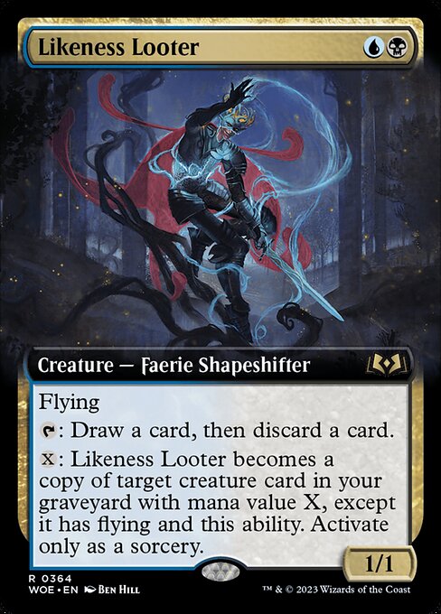 Likeness Looter - Rare card from Wilds of Eldraine