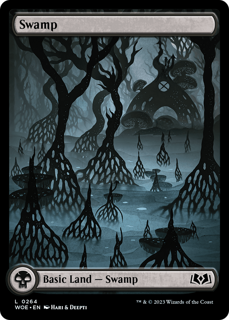 Swamp - Common Basic Land — Swamp card from Wilds of Eldraine