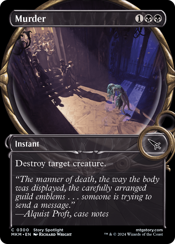 Murder - Common Instant card from Murders at Karlov Manor