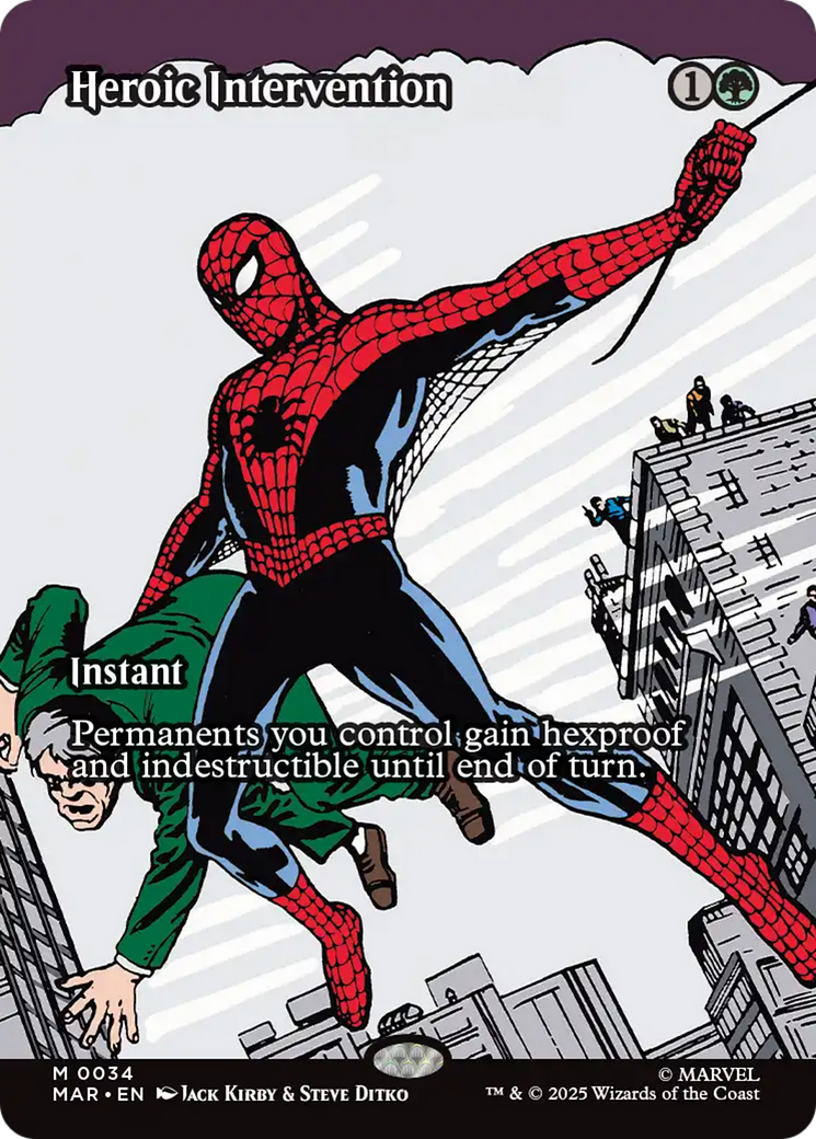 Heroic Intervention - Mythic Instant card from Marvel Universe