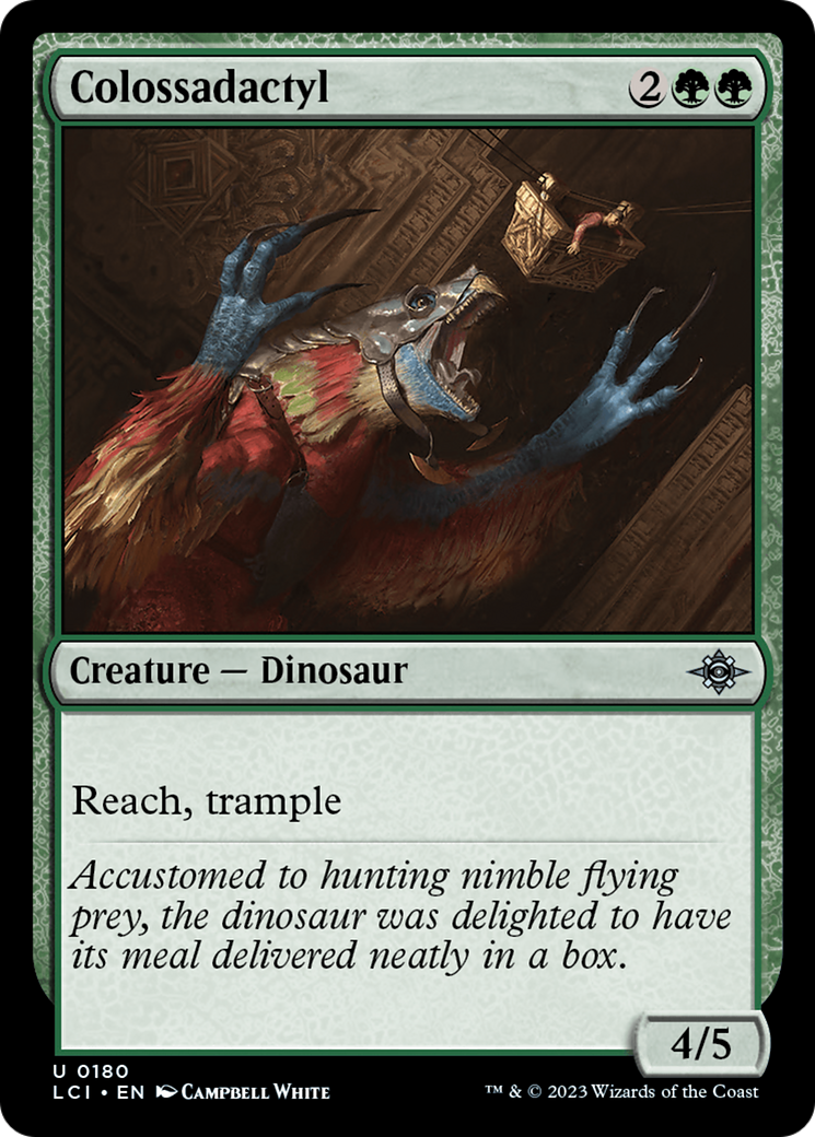 Colossadactyl - Uncommon Creature — Dinosaur card from The Lost Caverns of Ixalan