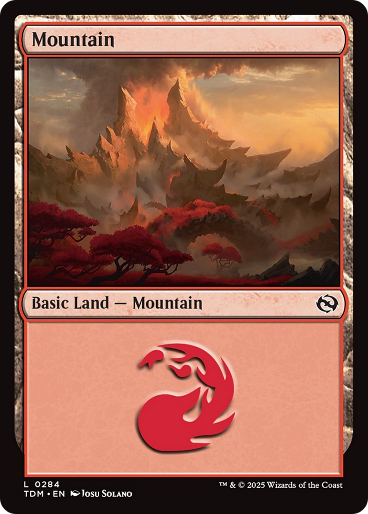 Mountain - Common Basic Land — Mountain card from Tarkir: Dragonstorm