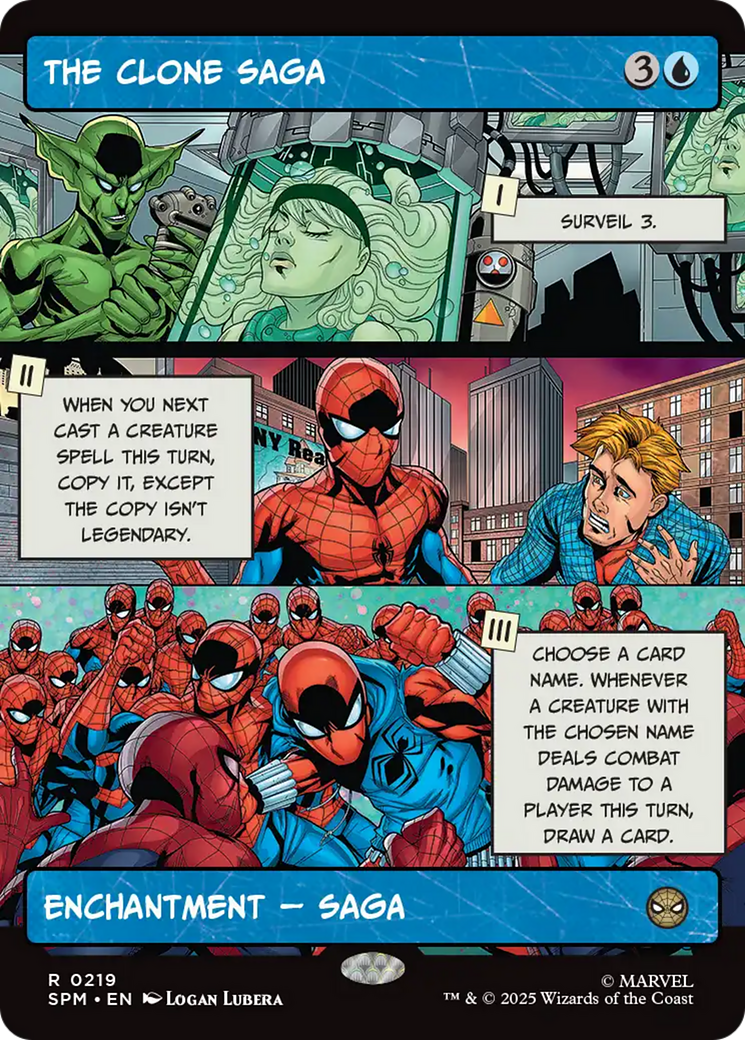 The Clone Saga - Rare Enchantment — Saga card from Marvel's Spider-Man