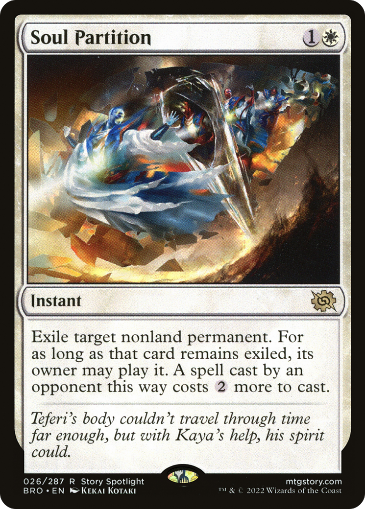 Soul Partition - Rare Instant card from The Brothers' War
