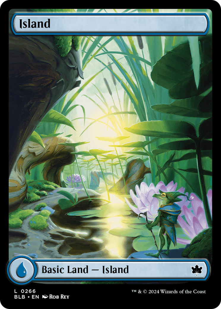 Island - Common Basic Land — Island card from Bloomburrow