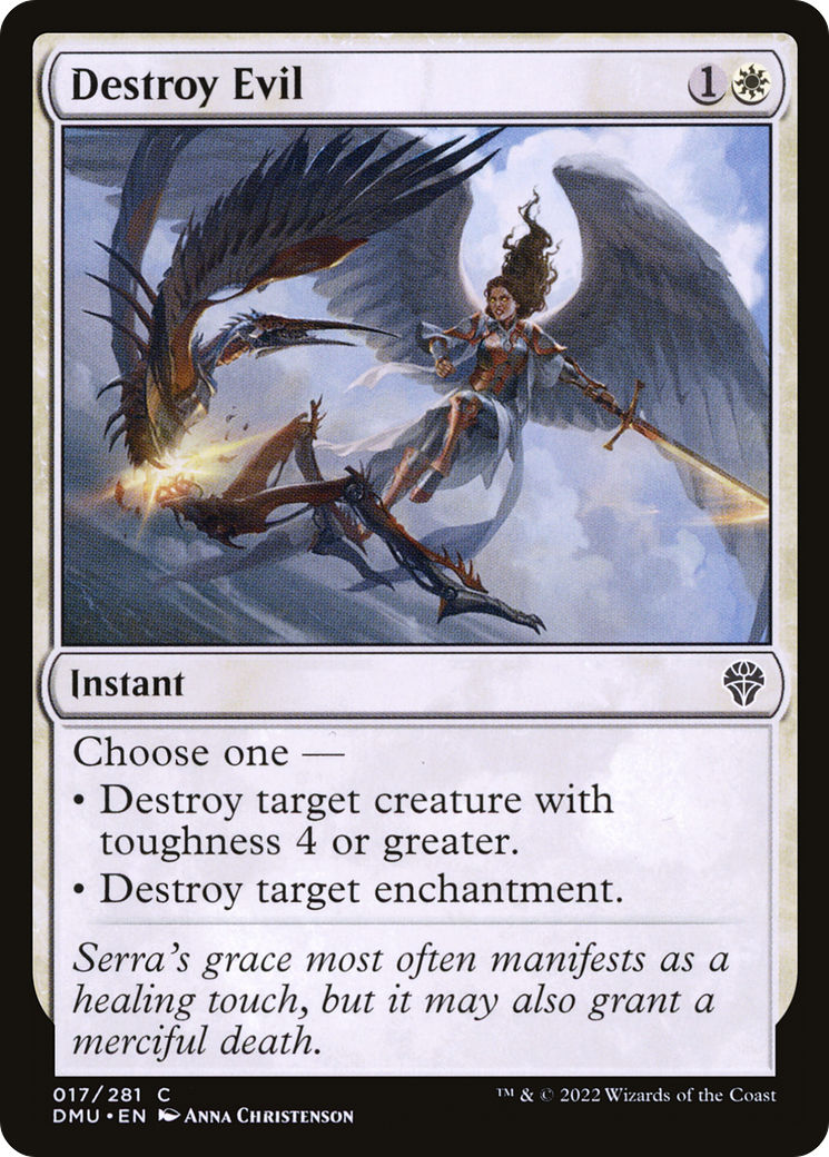 Destroy Evil - Common Instant card from Dominaria United