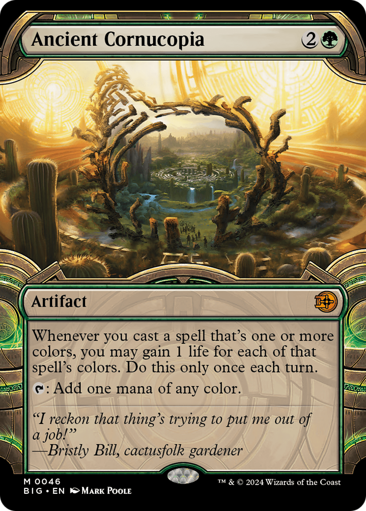 Ancient Cornucopia - Mythic Artifact card from The Big Score
