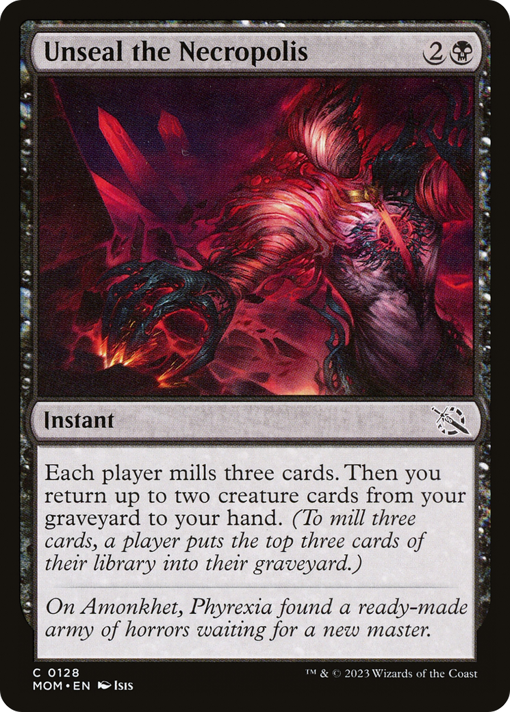 Unseal the Necropolis - Common Instant card from March of the Machine