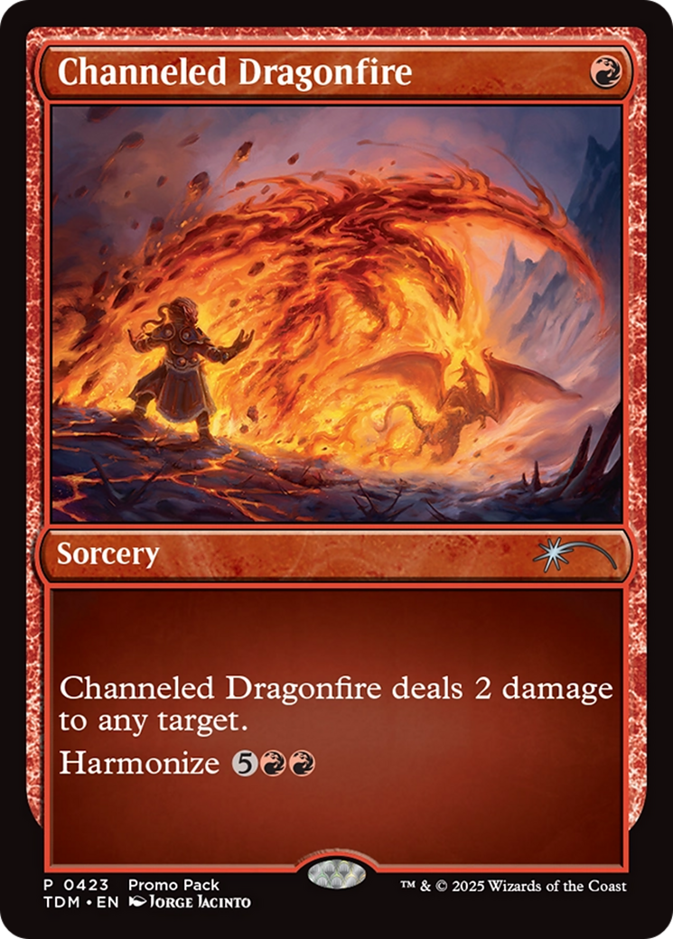 Channeled Dragonfire - Uncommon Sorcery card from Tarkir: Dragonstorm