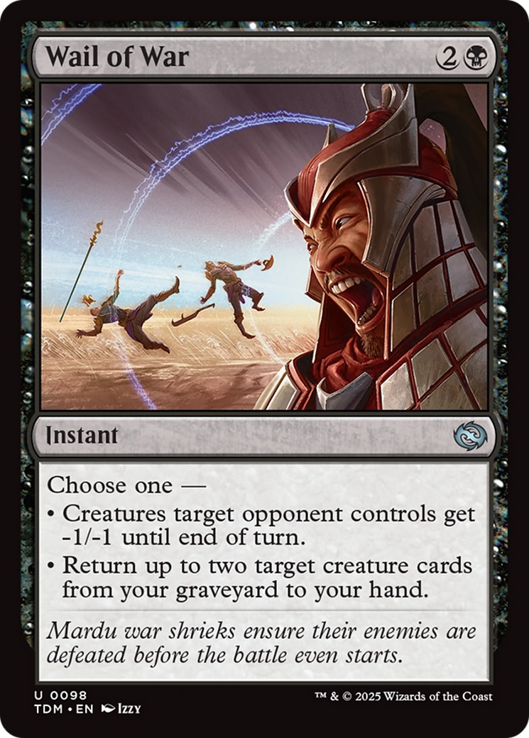 Wail of War - Uncommon Instant card from Tarkir: Dragonstorm