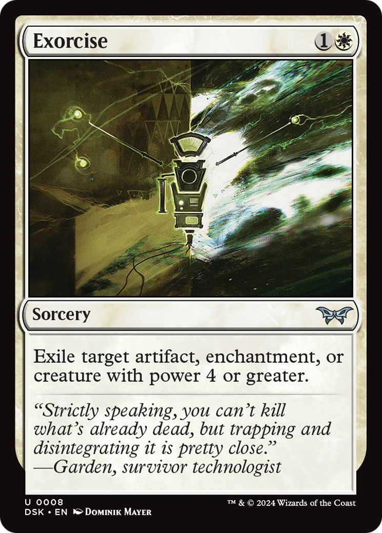 Exorcise - Sorcery used in 66.7% of Jeskai Control sideboards