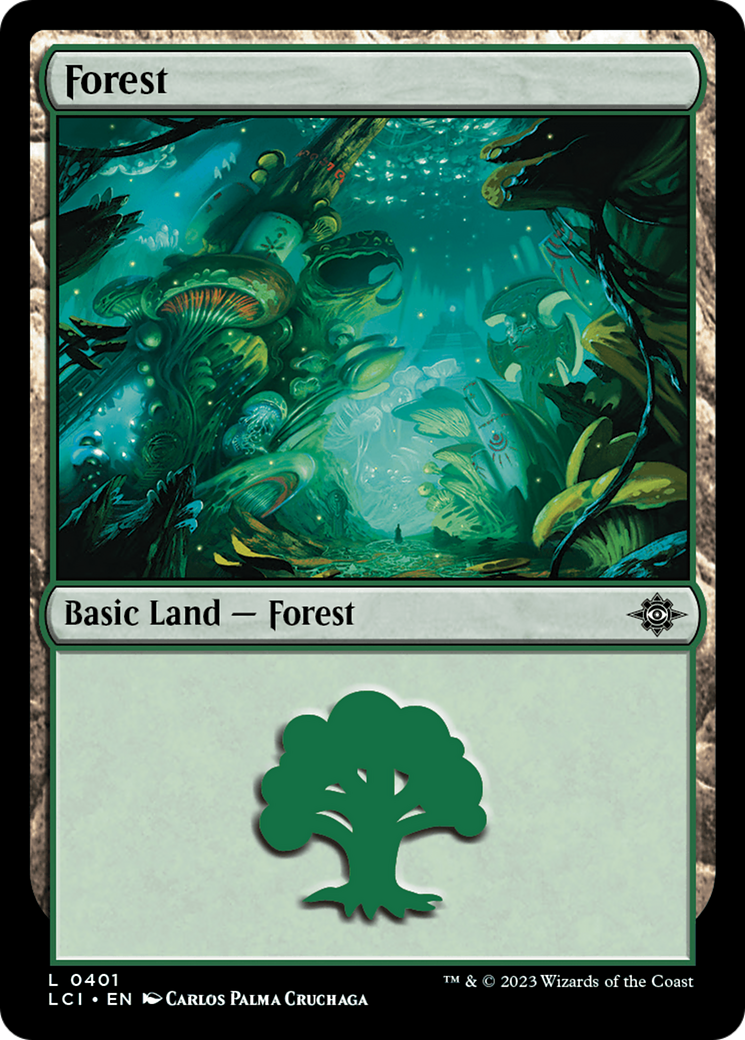 Forest - Common Basic Land — Forest card from The Lost Caverns of Ixalan