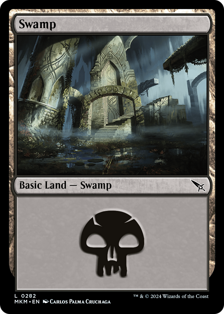 Swamp - Common Basic Land — Swamp card from Murders at Karlov Manor