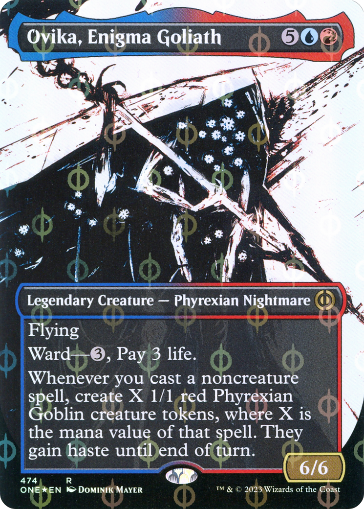 Ovika, Enigma Goliath - Rare Legendary Creature — Phyrexian Nightmare card from Phyrexia: All Will Be One