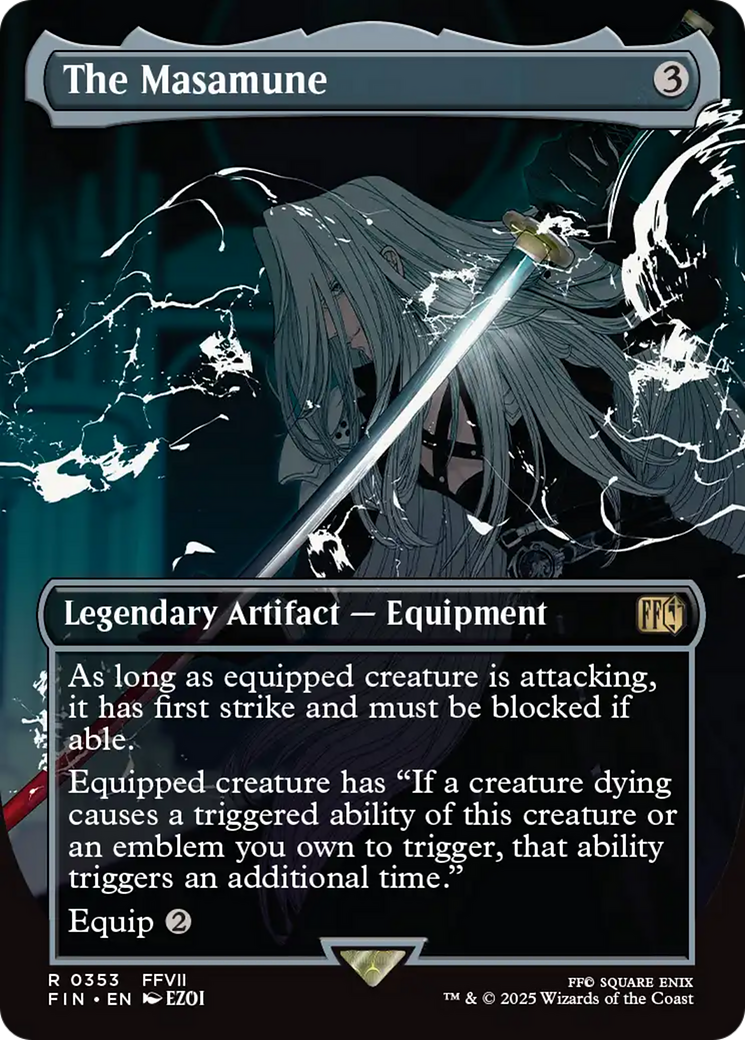 The Masamune - Rare Legendary Artifact — Equipment card from Final Fantasy